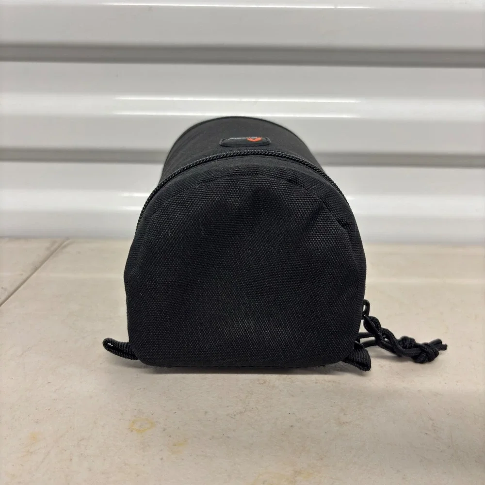 Lowepro Lens Case 9 x 13 cm Black Padded Camera Lens Pouch with SlipLock Tab